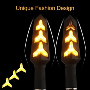 KIERUNKOWSKAZY LED DO MOTOCYKLA DYNAMICZNE 2 SZT.