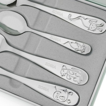 Столовые приборы ПОДАРОК ​​НА КРЕСТИЕ ДЕВОЧКЕ детям