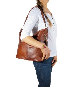 КОРИЧНЕВО-КРАСНАЯ КОЖАНАЯ СУМКА