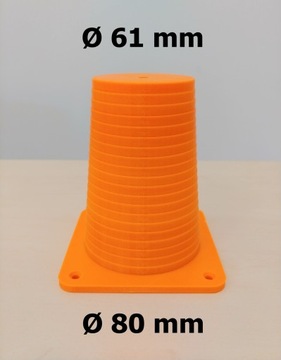 Stożek pomiarowy do uszczelek typu O-ring 61-80 mm