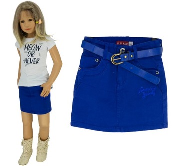 Sportowa spódniczka a la jeans M0196 rozmiar 122