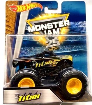 Auto Titan Samochodzik Monster Jam Hot Wheels