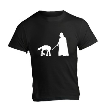 KOSZULKA T-shirt STAR WARS VADER AT-AT S