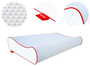 Poduszka SMART LATEX PROFILOWANA JANPOL 67x42x8/10