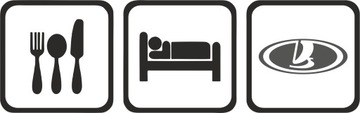 naklejka eat sleep ŁADA