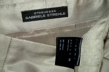 Strenesse Gabriele Strehle Sp\u00f3dnica z wysokim stanem czarny W stylu casual Moda Spódnice Spódnice z wysokim stanem 