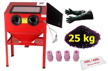 PIASKARKA 220 litrów + ścierniwo 25 kg KORUND