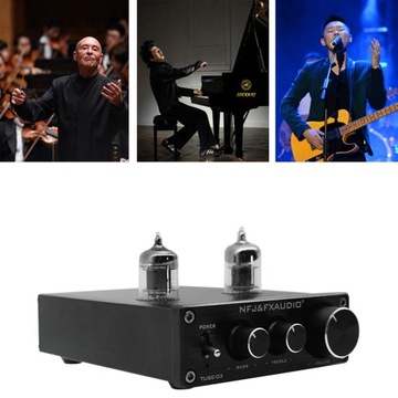 FX-AUDIO TUBE-03 HiFi аудио предусилитель черный
