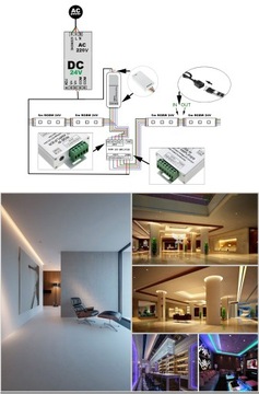 Светодиодная лента 24В 20м RGBW 4в1 RGB+БЕЛЫЙ НАБОР 5050