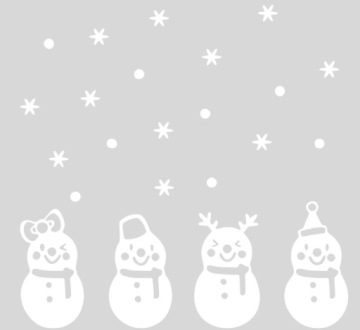 NAKLEJKI ŚWIĄTECZNE NA OKNO SZYBĘ OZDOBA BAŁWANKI