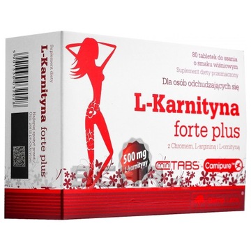 L-KARNITYNA FORTE PLUS 500MG*80 TABL. ODCHUDZANIE