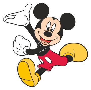 NAKLEJKA NA OKNO LUSTRO MEBLE SZYBĘ MYSZKA MICKEY