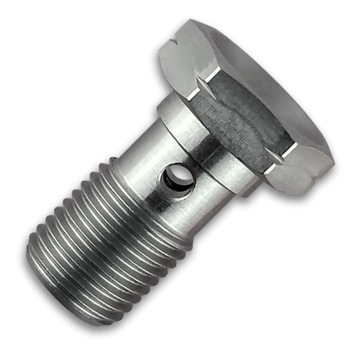 Śruba drożna do oczek 3/8x24 stal nierdzewna INOX ( banjo drążona )