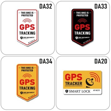 GPS-ТРЕКЕР СИСТЕМА СИГНАЛИЗАЦИИ MTB DA29 защитная наклейка