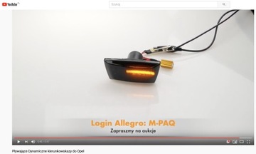 Dynamiczne kierunkowskazy LED do Opel Insignia A