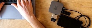 Green Cell GC HUB2 USB-C 6 в 1 для MacBook Pro Air DS