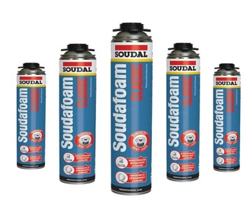 PIANKA PISTOLETOWA 750ml WYDAJNA PIANA SOUDAL 5szt