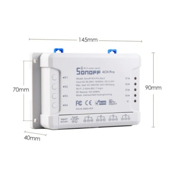Умный переключатель Sonoff 4CHPROR3