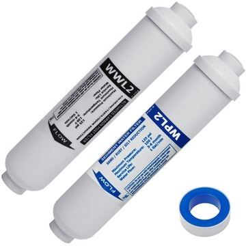 KOMPLET WKŁADÓW WPL2 WWL2 RO3 OSMOZA AKWARYSTYCZNA