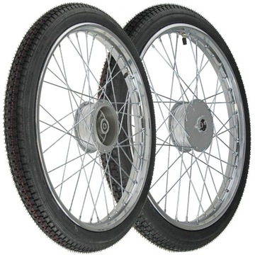 2x КОЛЕСНЫЕ ОБОДЫ ШИНЫ 19 ДЮЙМОВ ROMET KOMAR ŻAK lynx