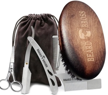 Набор кондиционеров для бороды, масло, ЩЕТКА ДЛЯ БРИТВЫ