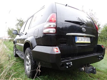 ЗАДНИЙ БАМПЕР TOYOTA LAND CRUISER 120 СТАЛЬ