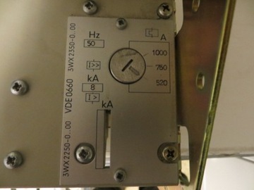 Главный выключатель Siemens 1000A, б/у, хороший