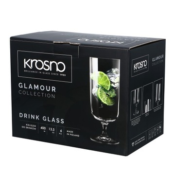 Kieliszki do drinków 400ml 6szt. GLAMOUR | KROSNO