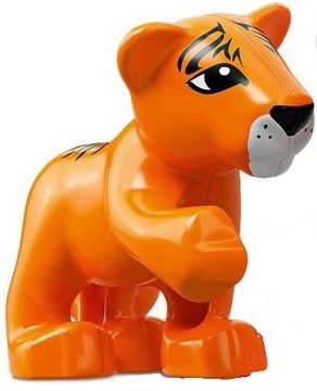 LS NOWE LEGO DUPLO FIGURKA animal TYGRYS młody KOT