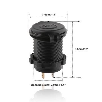 РАЗЪЕМ ЗАРЯДНОГО УСТРОЙСТВА ДЛЯ КВАДРОКУТЕРА 2x USB 1A + 2.1A