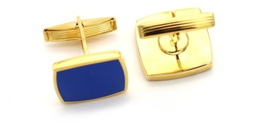 Красивые синие запонки