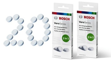 BOSCH TABLETKI CZYSZCZĄ DO EKSPRESÓW TCZ8001 20szt
