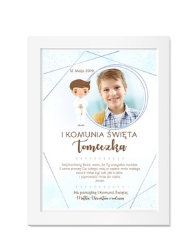 PAMIĄTKA I KOMUNIA ŚWIĘTA ze zdjęciem KREATOR