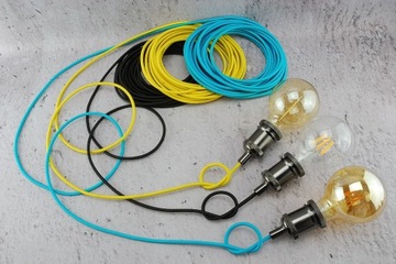 metalowa oprawka e27 czarna VINTAGE z kołnierzem lampa pająk edison LOFT