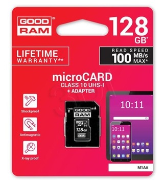 SDXC MICRO 128GB ADAPT GOODRAM hc-vx980 hc-vxf990