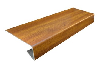 PARAPET RENOWACYJNY NAKŁADKA PCV ZŁOTY DĄB 50 cm