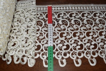 Кружево GUIPURA 30 см EKRII ecru ENGLISH 7