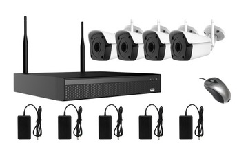 MONITORING IP WIFI 4 KAMERY 5MPx h265+ WROCŁAW