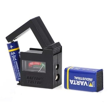 Tester miernik baterii akumulator R3 R6 R14 R20
