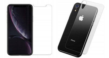 SZKŁO HARTOWANE 9H 0,3mm DO IPHONE XR PRZÓD + TYŁ