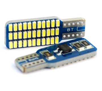 W5W 33 led 3014 T10 canbus boczna + stabilizator