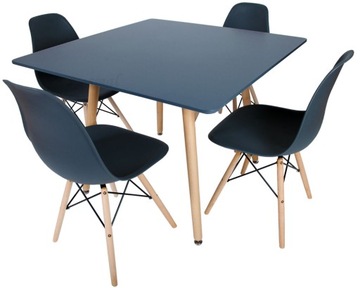 Современный стол в Милан Квадрат 100 см. Цвета