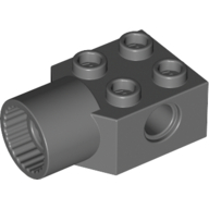LEGO 48169 4225973 klocek łącznik 2x2 c.szary 2szt