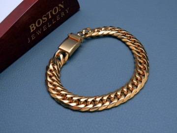 МУЖСКОЙ ЗОЛОТОЙ БРАСЛЕТ ИЗ ХИРУРГИЧЕСКОЙ СТАЛИ