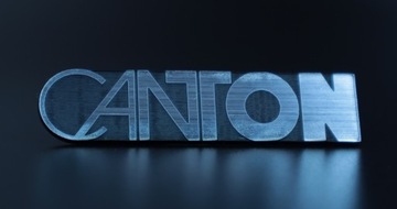 Логотип Canton 53 x 12 мм Самоклеящийся, сменный.