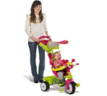 Smoby Tricycle 4in1 BABY Driver бесшумные колеса