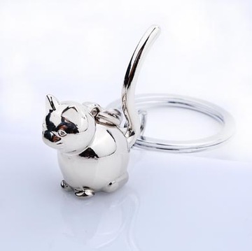 МЕТАЛЛИЧЕСКИЙ БРЕЛОК ДЛЯ КЛЮЧЕЙ, СУМОЧКИ, 3D КОТА, КОТЕНКА, БРЕЛОК, КУЛОН
