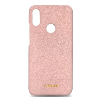 Чехол Monogram для Xiaomi Redmi Note 7 розовый + стекло
