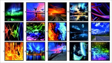 Доска над кроватью 50х50 ЦВЕТНАЯ LED