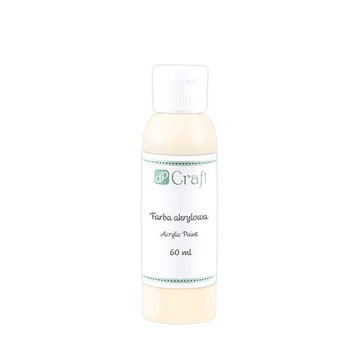 FARBA AKRYLOWA craft KREMOWA ECRU 60 ML -002